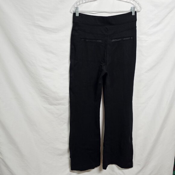 SPANX Wide Leg Pull On Women Pants Size L Black - Picture 2 of 11